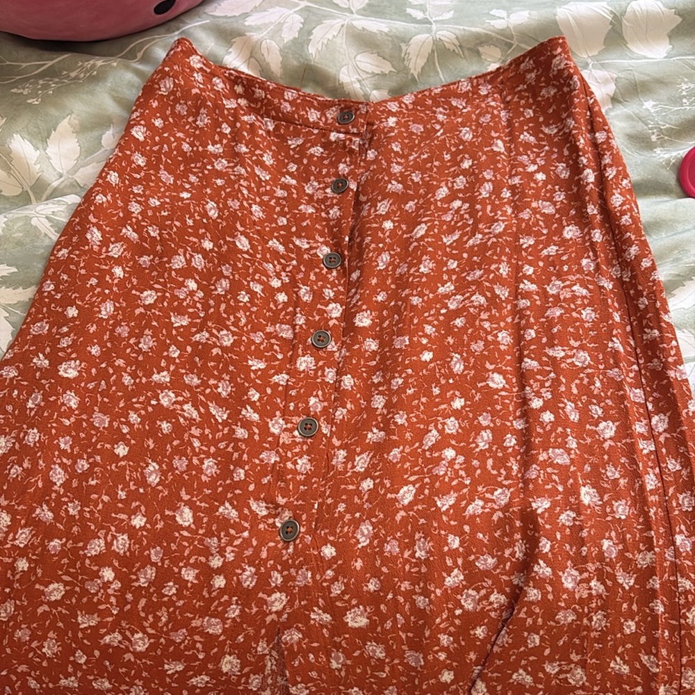 Orange Wild Fable maxi skirt, small